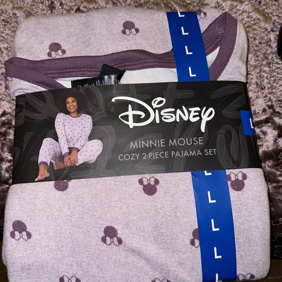 BRAND NEW DISNEY MINNIE MOUSE COZY 2-PIECE PAJAMA SET SIZE LARGE - Picture 5 of 5